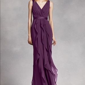 Plum colored Dress from David's bridal.